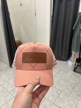 Dusty Pink Mollymays Trucker Cap